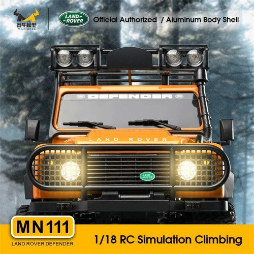 "MN-111.Yellow Aluminum Alloy RC Car RTR Version "