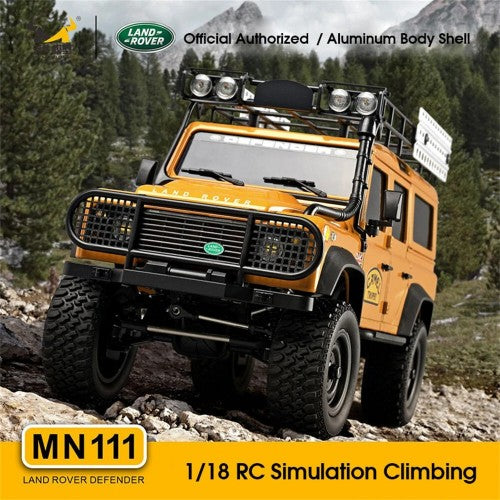 "MN-111.Yellow Aluminum Alloy RC Car RTR Version "