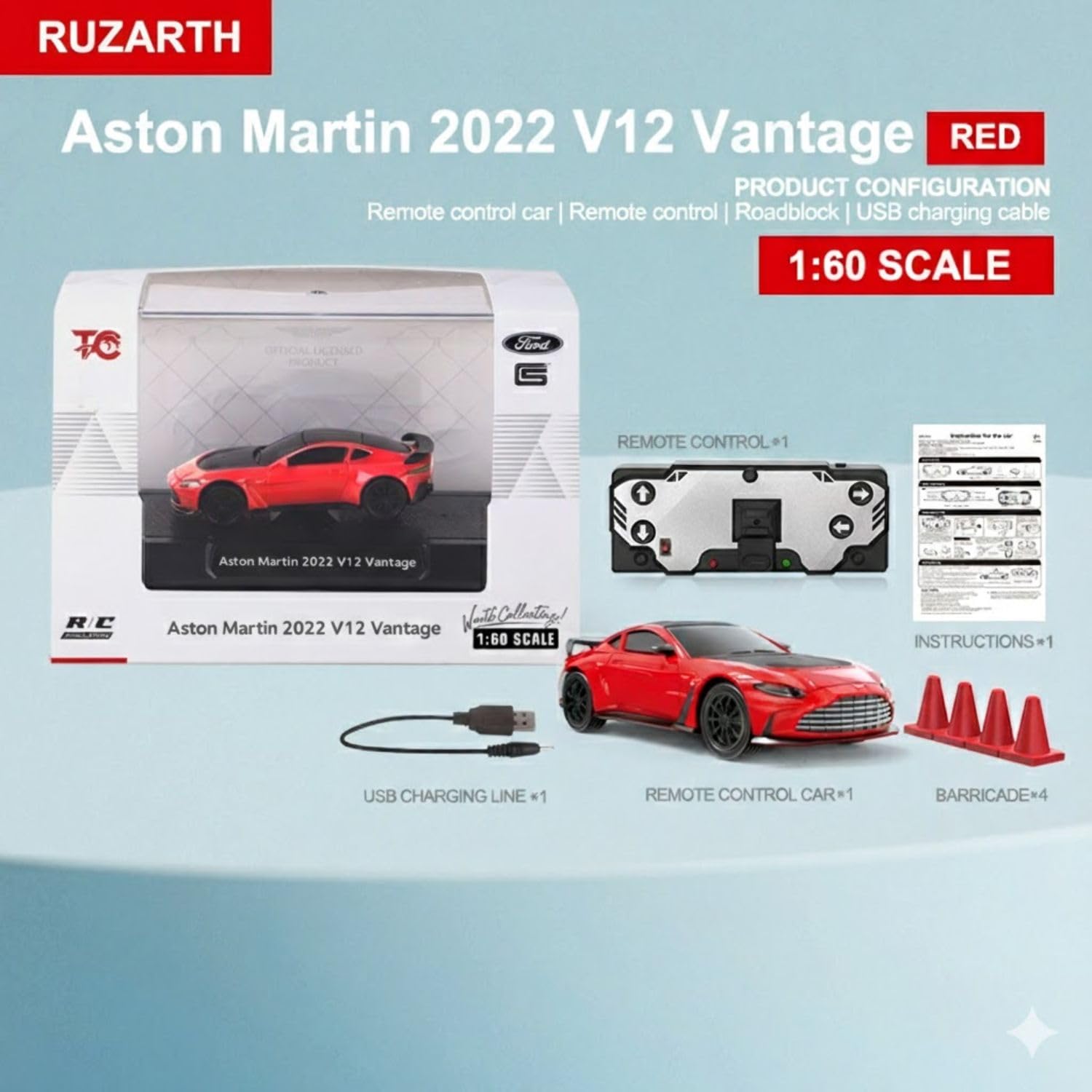 mini rc aston martin drift car