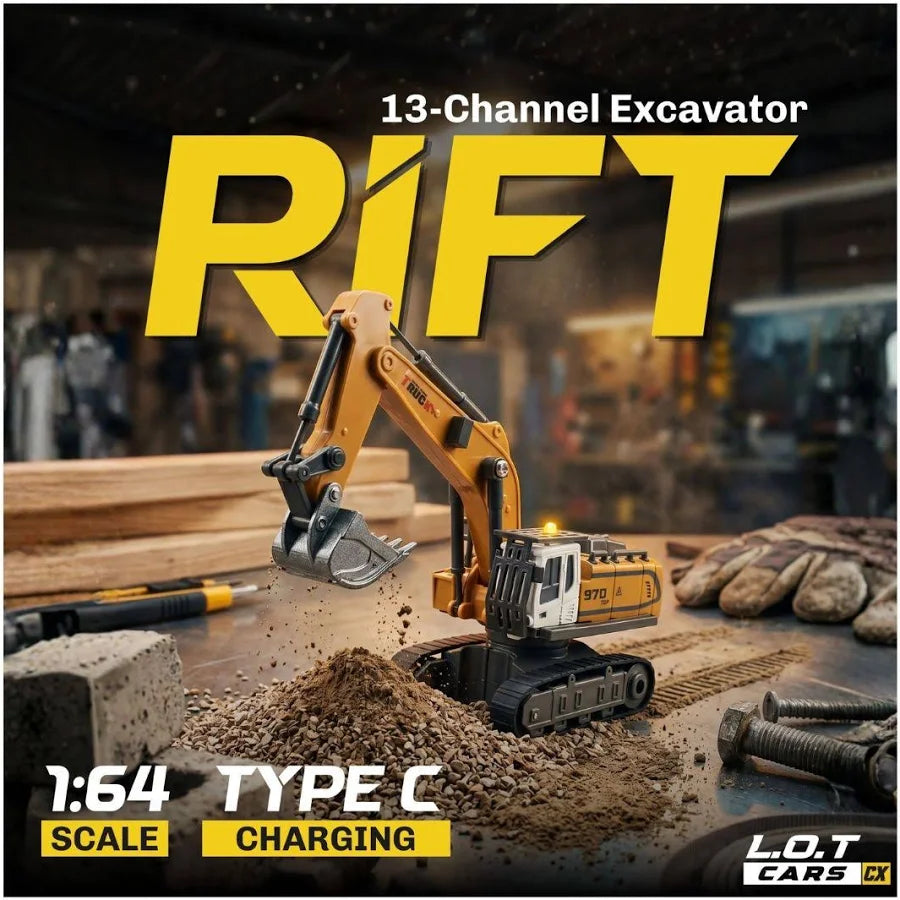 Rift 1:64 Scale Tabletop RC Excavator