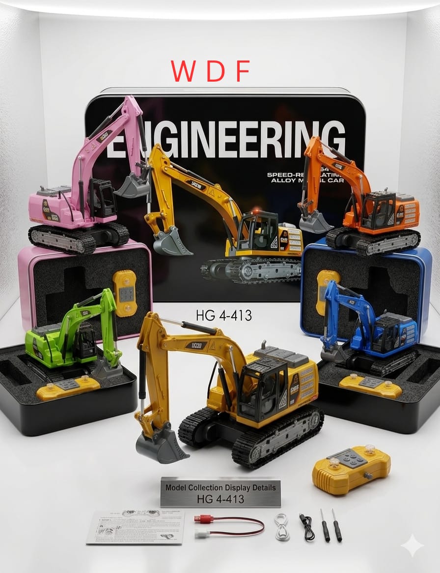 huina mini construction set of 3 scale 1:64