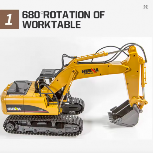 huina excavator construction 1:14