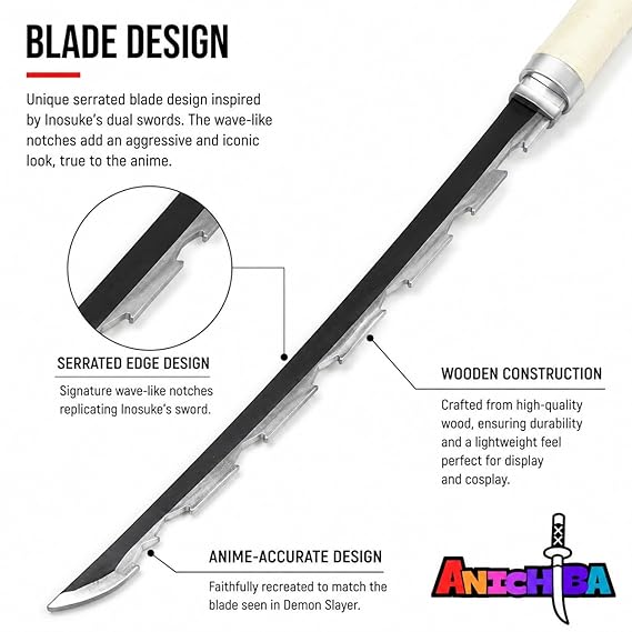 inosuke wooden katana