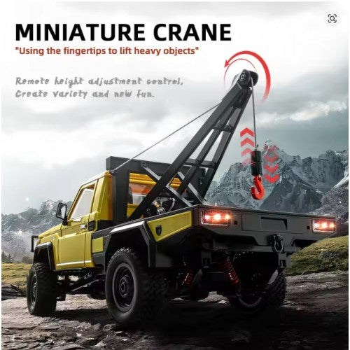 "MN-82T.Red Toyota LC79 Rescue Vehicle RTR Complete Vehicle "