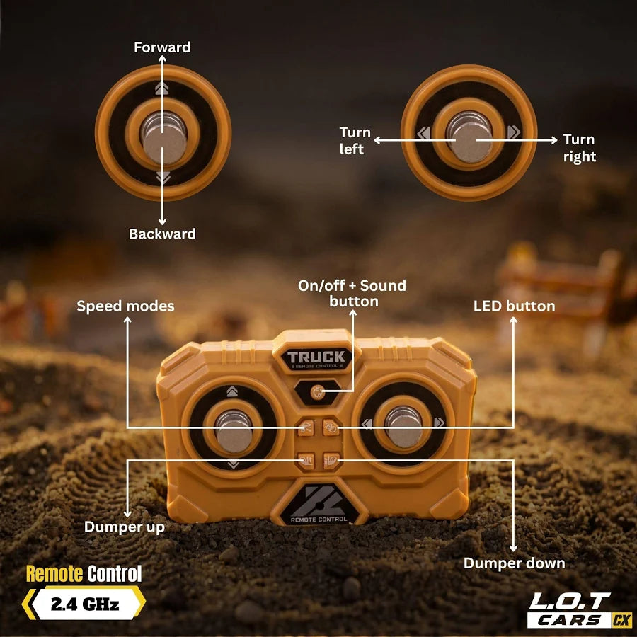 Rumble 1:64 RC Dump Truck
