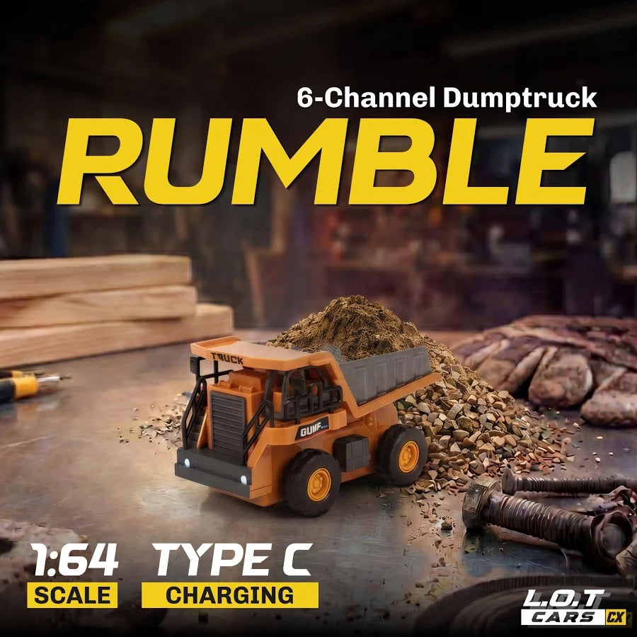 Rumble 1:64 RC Dump Truck