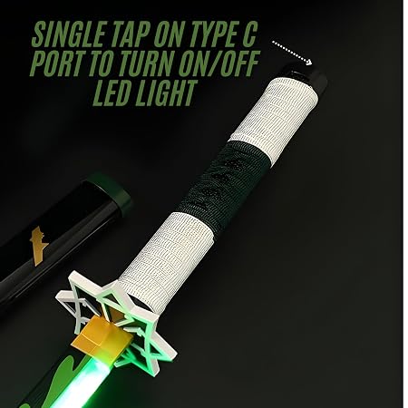 sanemi wooden led katana