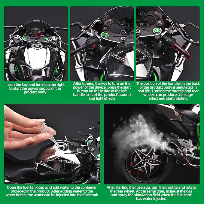 ninja h2 scale 1:6(silver)