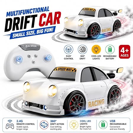 smart rc drift camera car