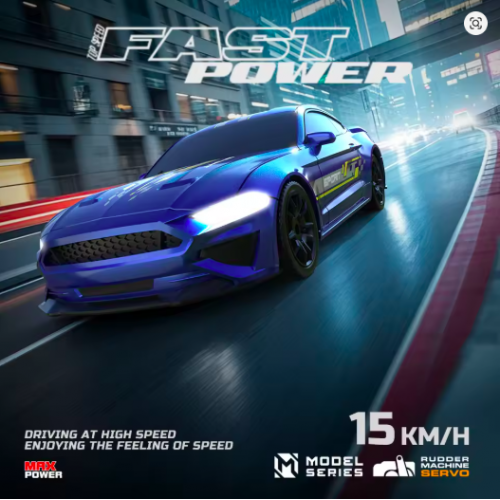ENOZE 8500/8501 1:43 4WD RC Drift Car | LED Lights & 2.4GHz Full-Proportional Control