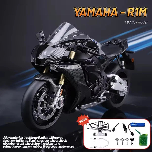 🏍️ Yamaha YZF-R1 Carbon Edition – 1:6 Scale Alloy Model