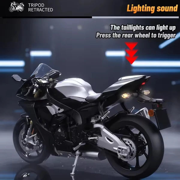 🏍️ Yamaha YZF-R1 Carbon Edition – 1:6 Scale Alloy Model